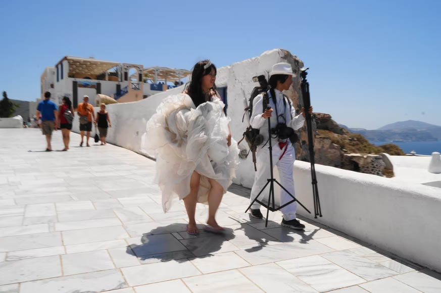Santorini esküvő
