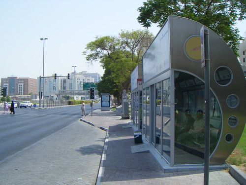 dubai bus stop